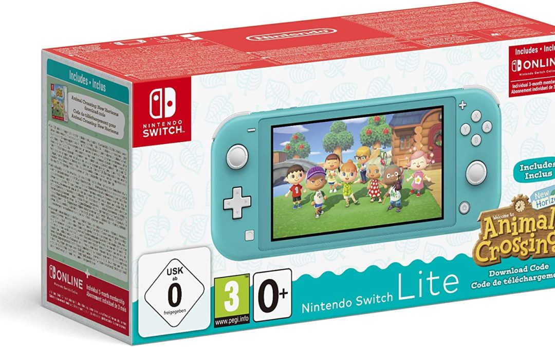 Console Nintendo Switch Lite – Pack Animal Crossing: New Horizons (Corail / Turquoise)