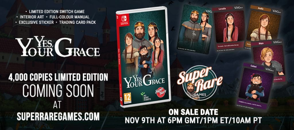 Yes Your Grace Super Rare Games