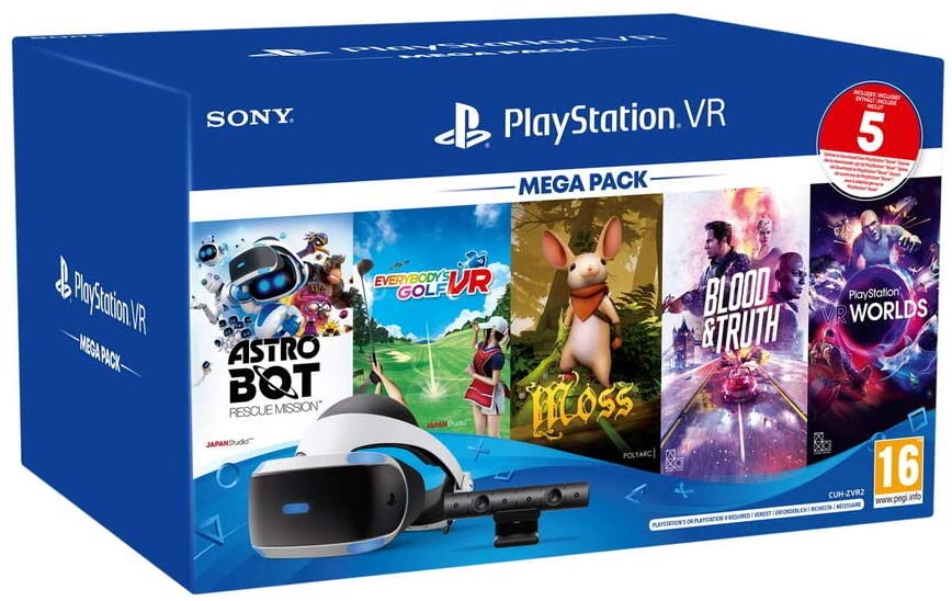 Méga Pack PlayStation VR n°3 (avec 5 jeux)