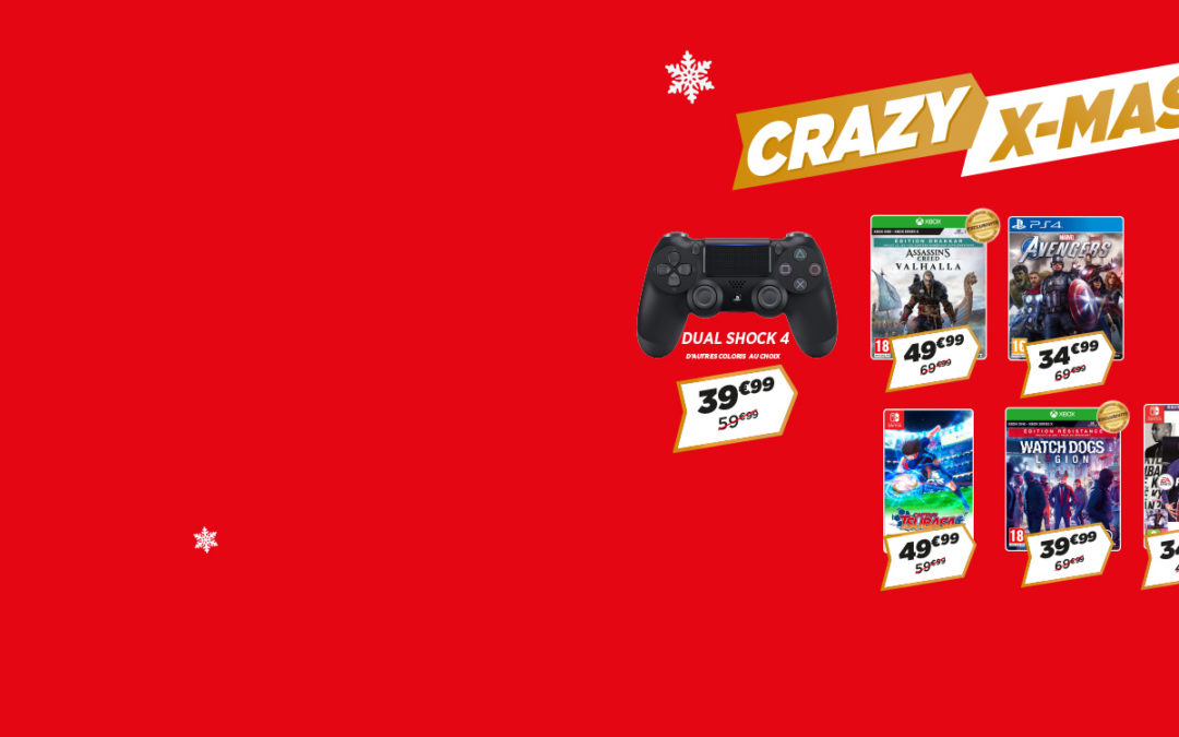 Crazy X-mas: 10€ de réduction supplémentaire chez Micromania