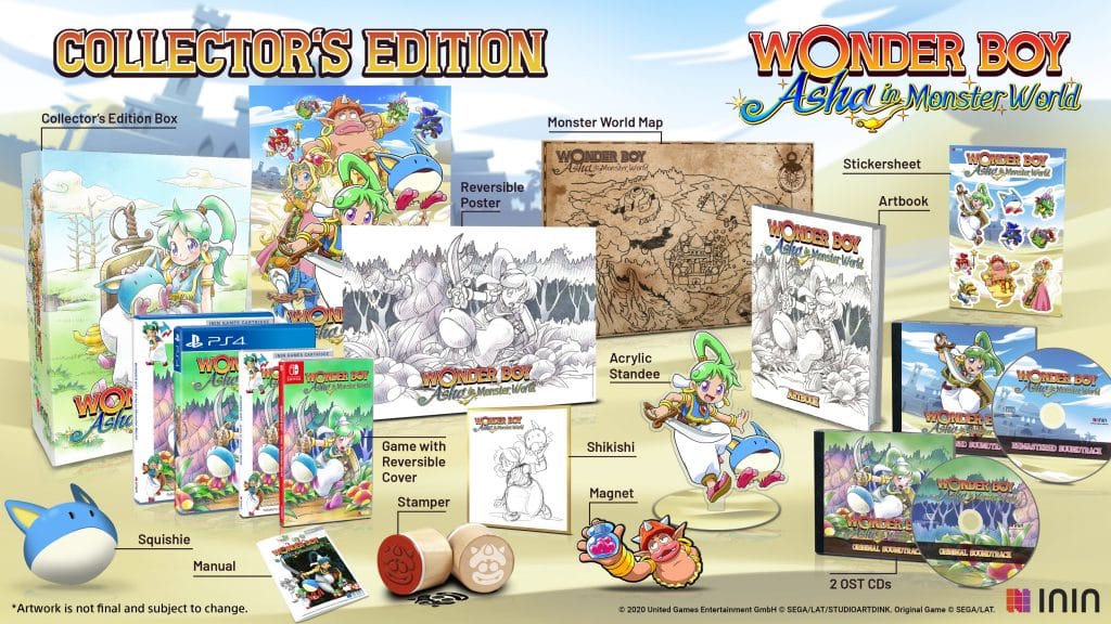 Wonder Boy Asha Edition Collector