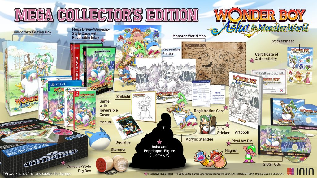 Wonder Boy Asha Edition Mega Collector