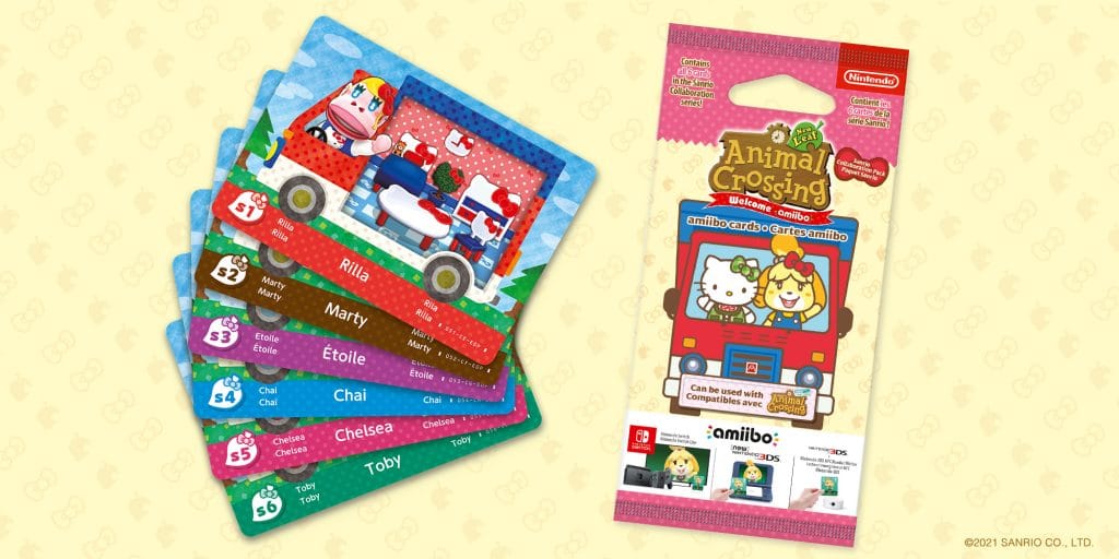 Amiibo Sanrio Animal Crossing Cards