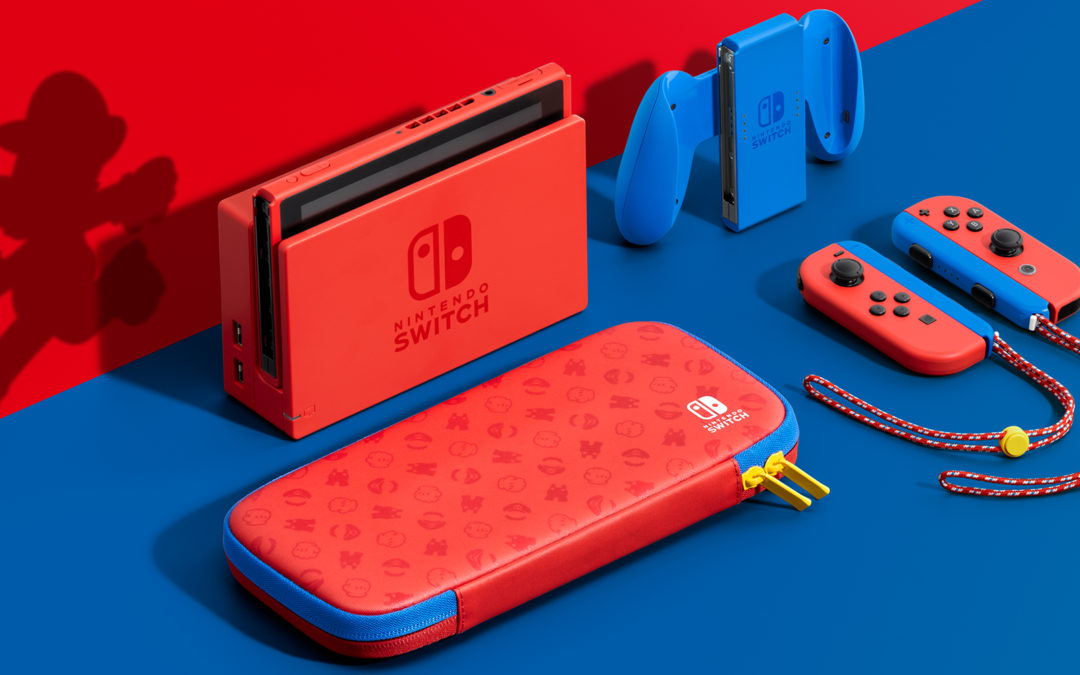 Console Nintendo Switch Édition Mario Rouge et Bleu