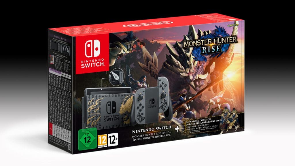 Console Nintendo Switch Monster Hunter Rise Pack