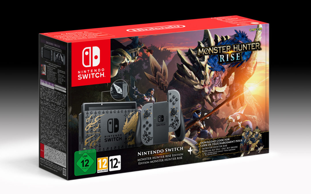 Console Nintendo Switch Édition Spéciale Monster Hunter Rise