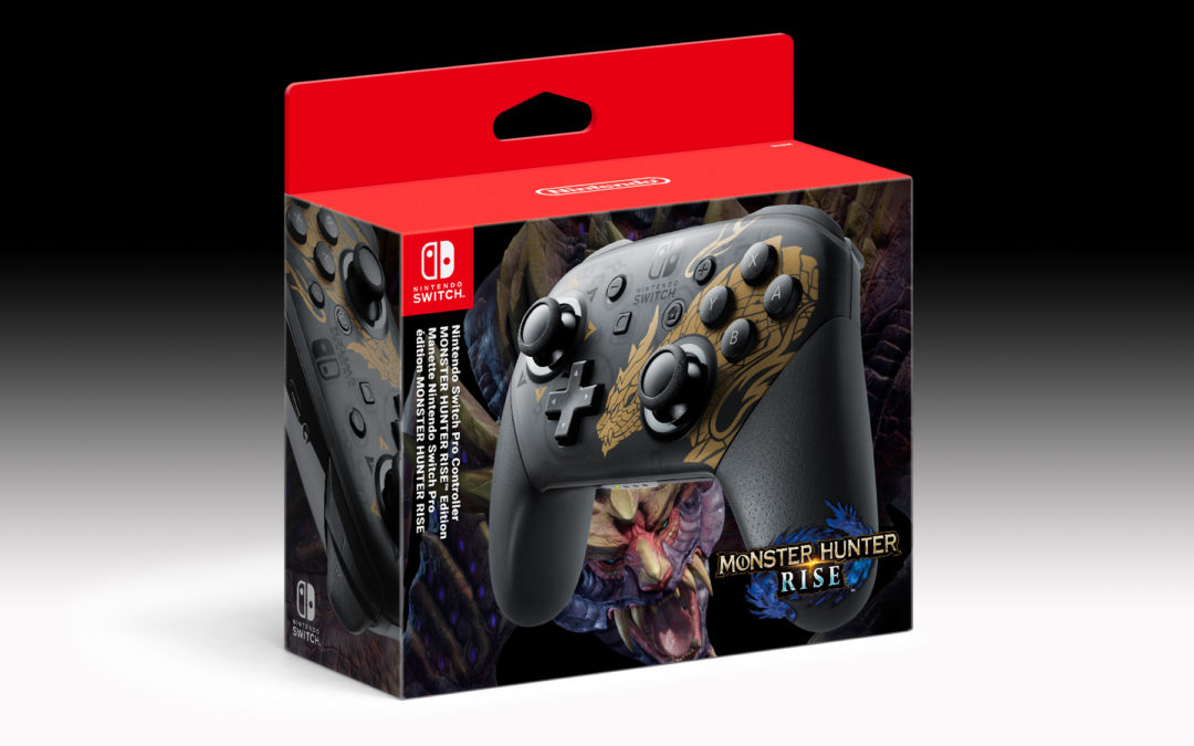 Manette Switch Pro Édition Spéciale Monster Hunter Rise