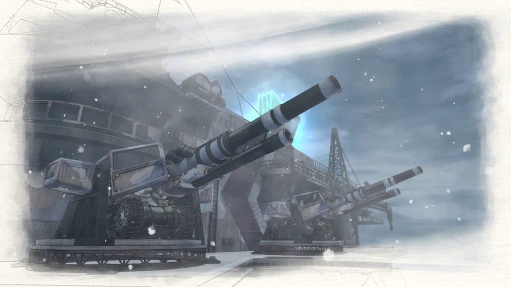 Valkyria Chronicles 4 Stadia Centurion Cannons