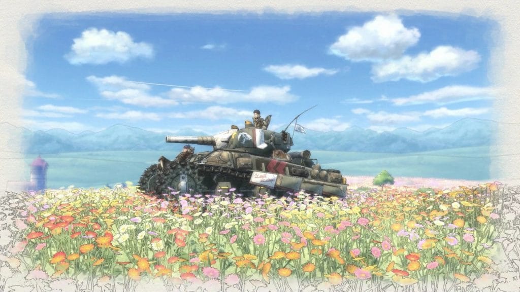 Valkyria Chronicles 4 Stadia Hafen Flowers