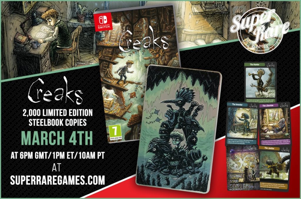 Creaks Steelbook Srg Switch