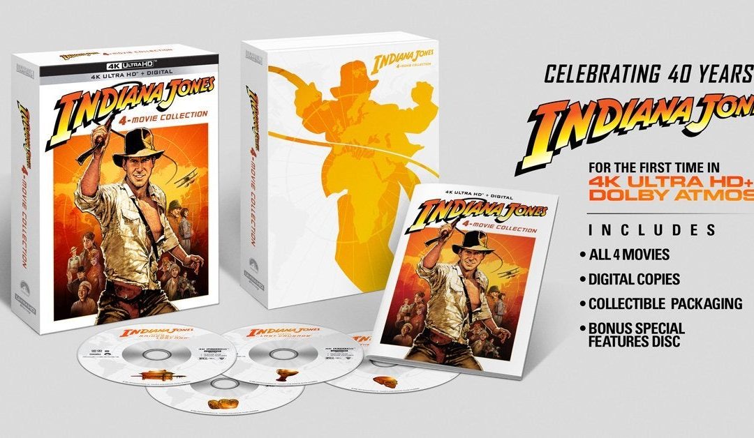 Coffret Indiana Jones 4 Films – Digipack (Blu-ray 4K) / Steelbook