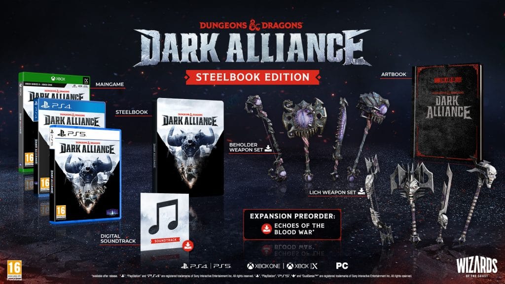 Dd Dark Alliance Edition Steelbook Consoles