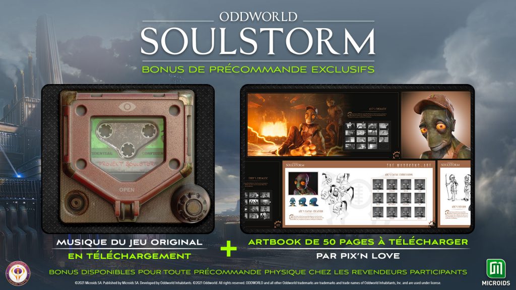 Oddworld Soulstorm Bonus Preco
