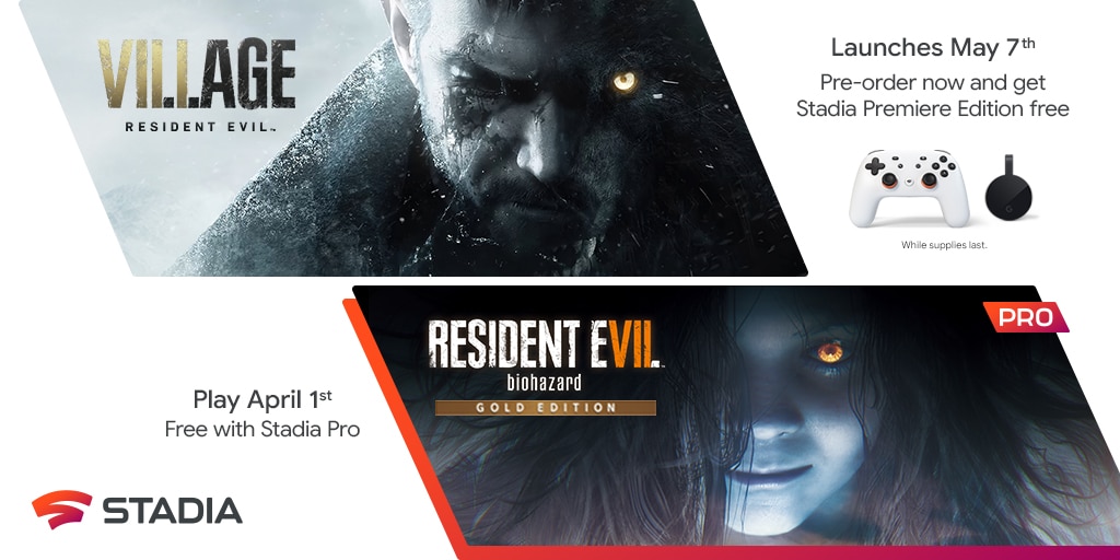 Pack Stadia Premiere offert à l’achat de Resident Evil Village