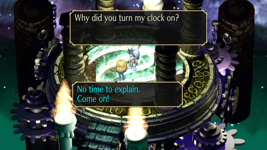 Saga Frontier Remastered Screen 8 Time Lord Conversation