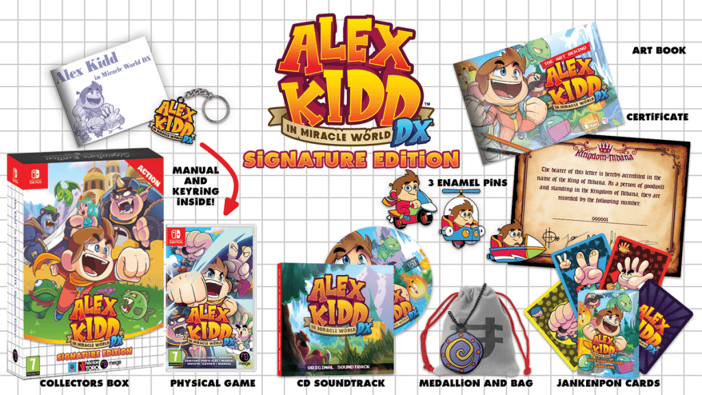 Alex Kidd Miracle World Dx Edition Signature