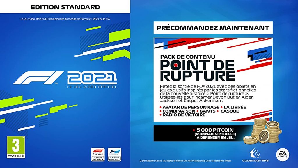 F1 2021 Bonus Pack Point De Rupture
