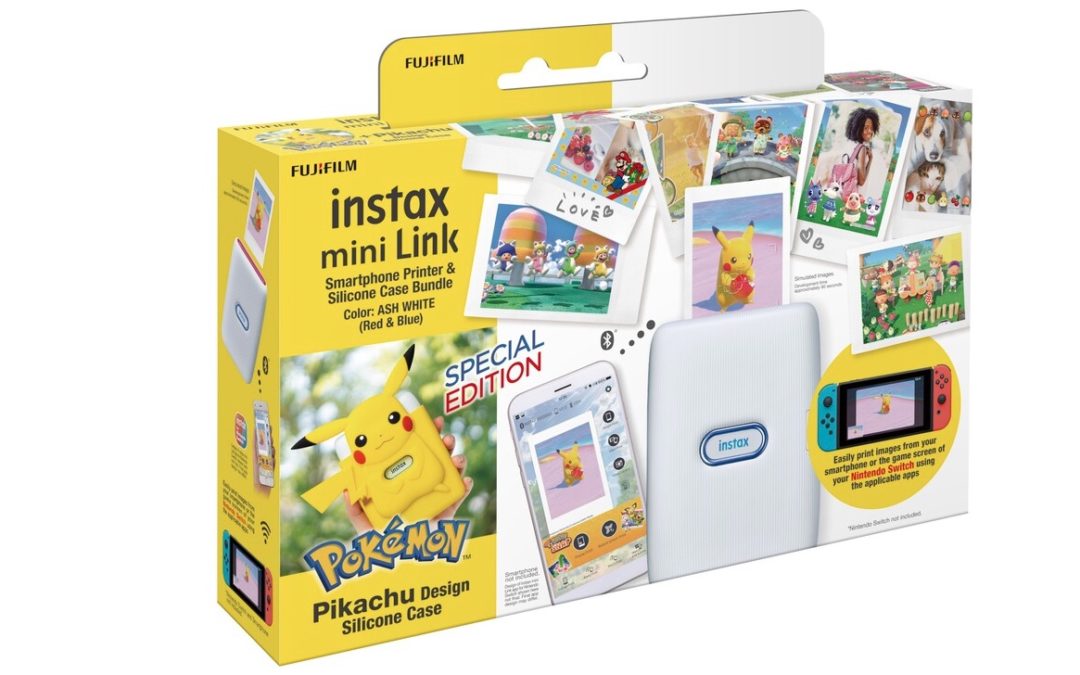instax Mini Link Edition Spéciale Pokémon + Housse Pikachu Jaune
