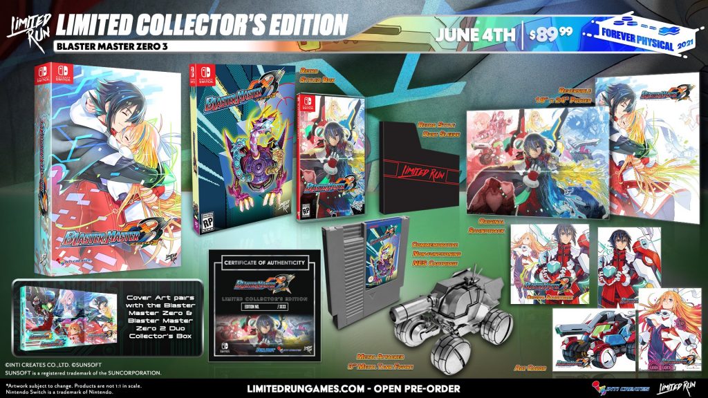 Blaster Master Zero 3 Lrg Collector