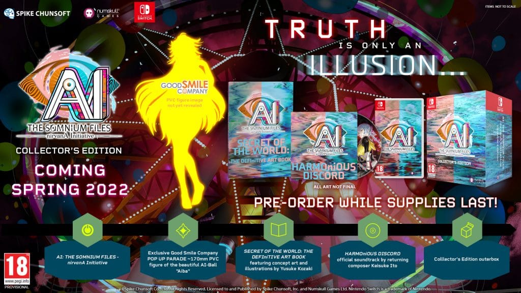 Ai The Somnium Files Nirvana Initiative Collector Switch