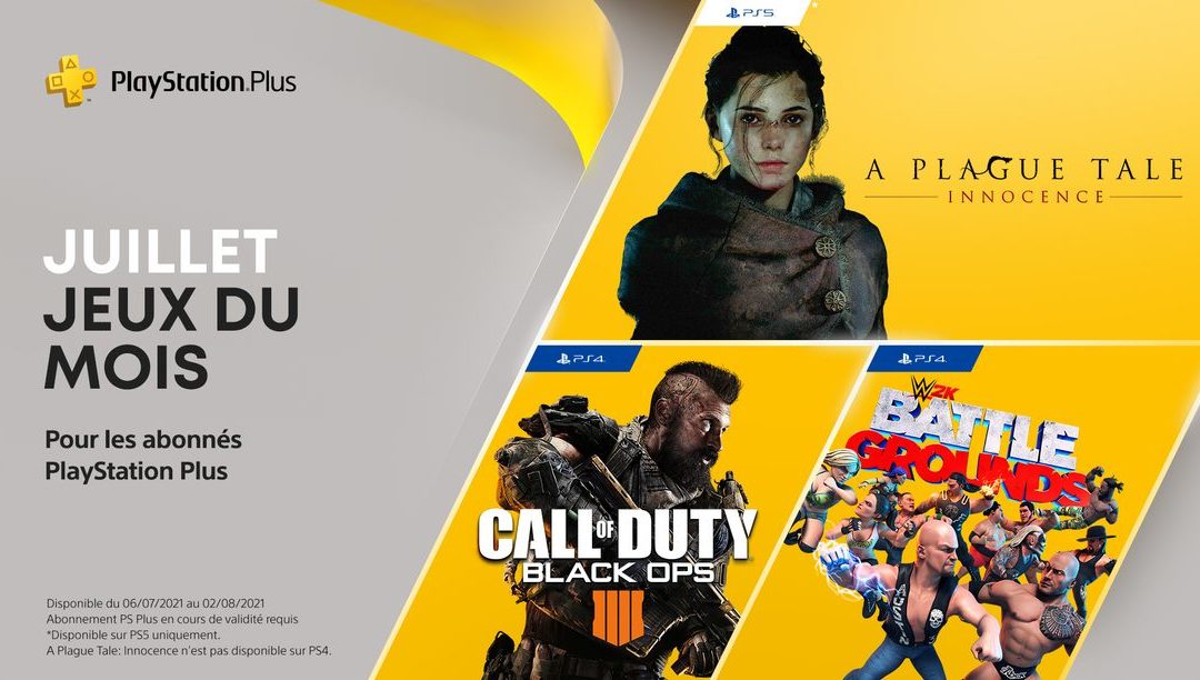 Les jeux PlayStation Plus (Juillet 2021)