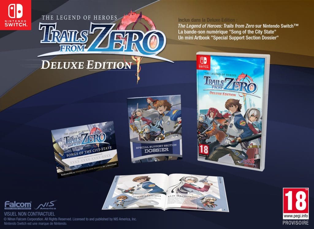 The Legend Of Heroes Trails From Zero Deluxe Switch