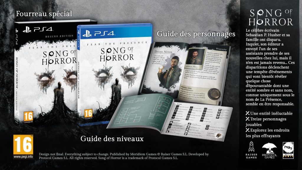 Song Of Horror Edition Deluxe PS4