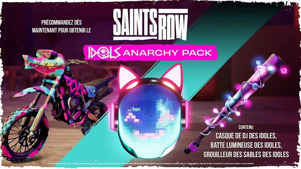 Saints Row Idols Anarchy Pack