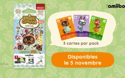 Pack Cartes Amiibo Animal Crossing Serie 5