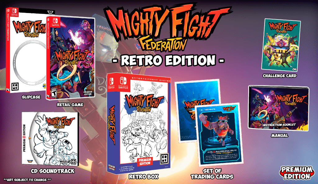 Mighty Fight Federation Edition Retro