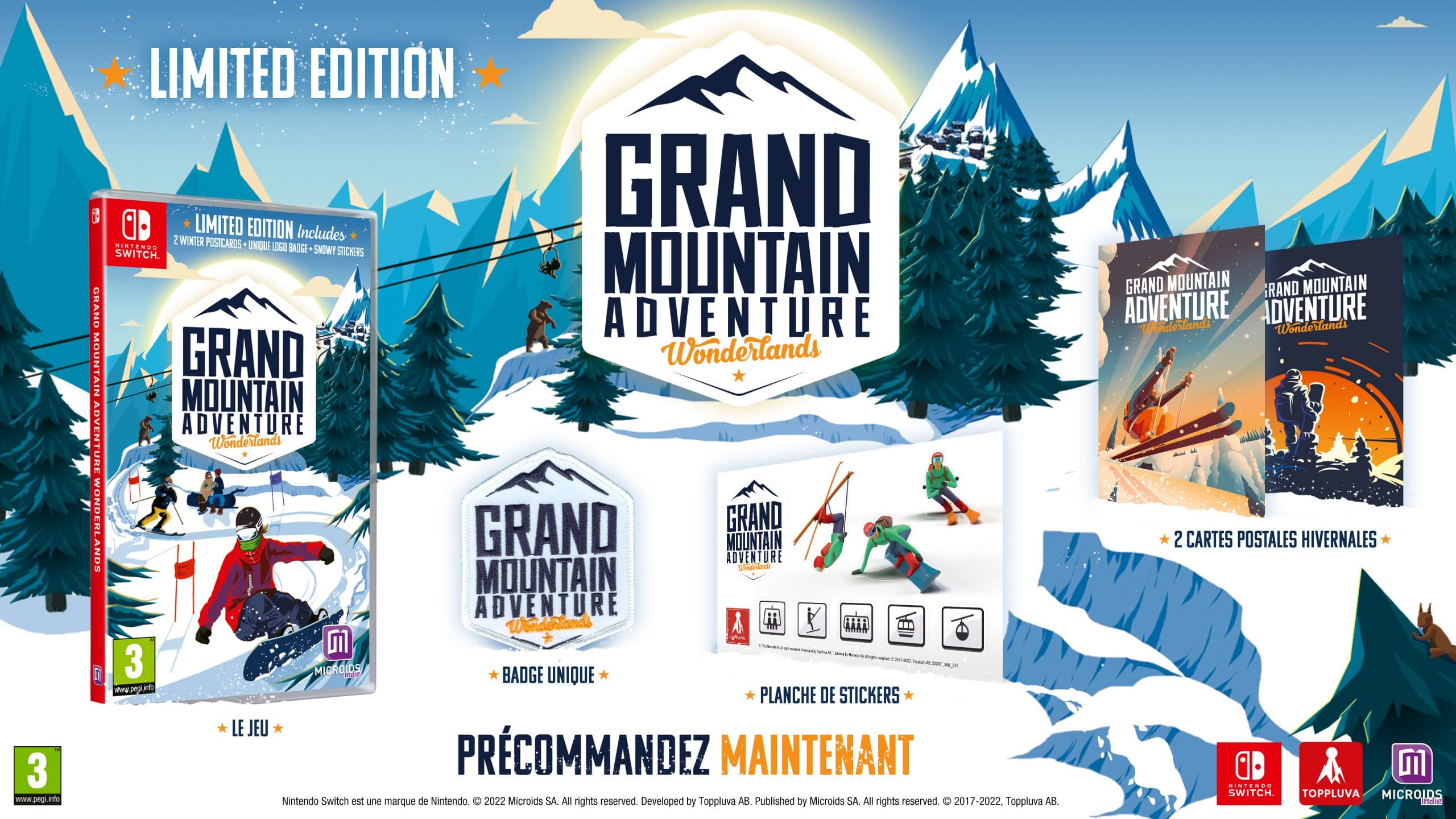 Grand Mountain Adventure Wonderlands Edition Limitee Switch Fr