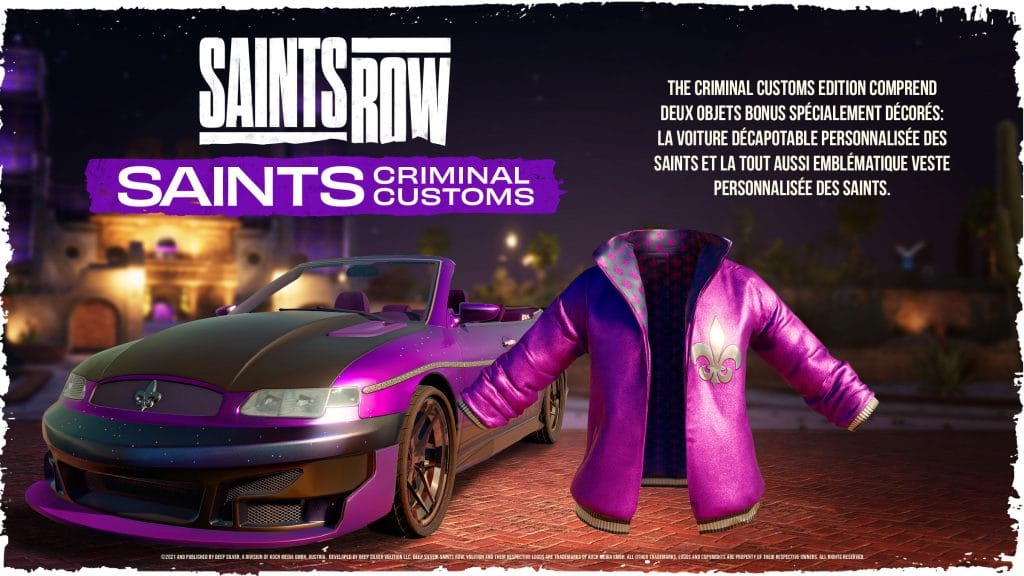 Saints Row Criminal Customs