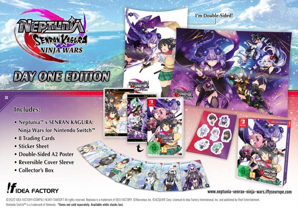 Neptunia X Senran Kagura Ninja Wars Day One Edition Switch