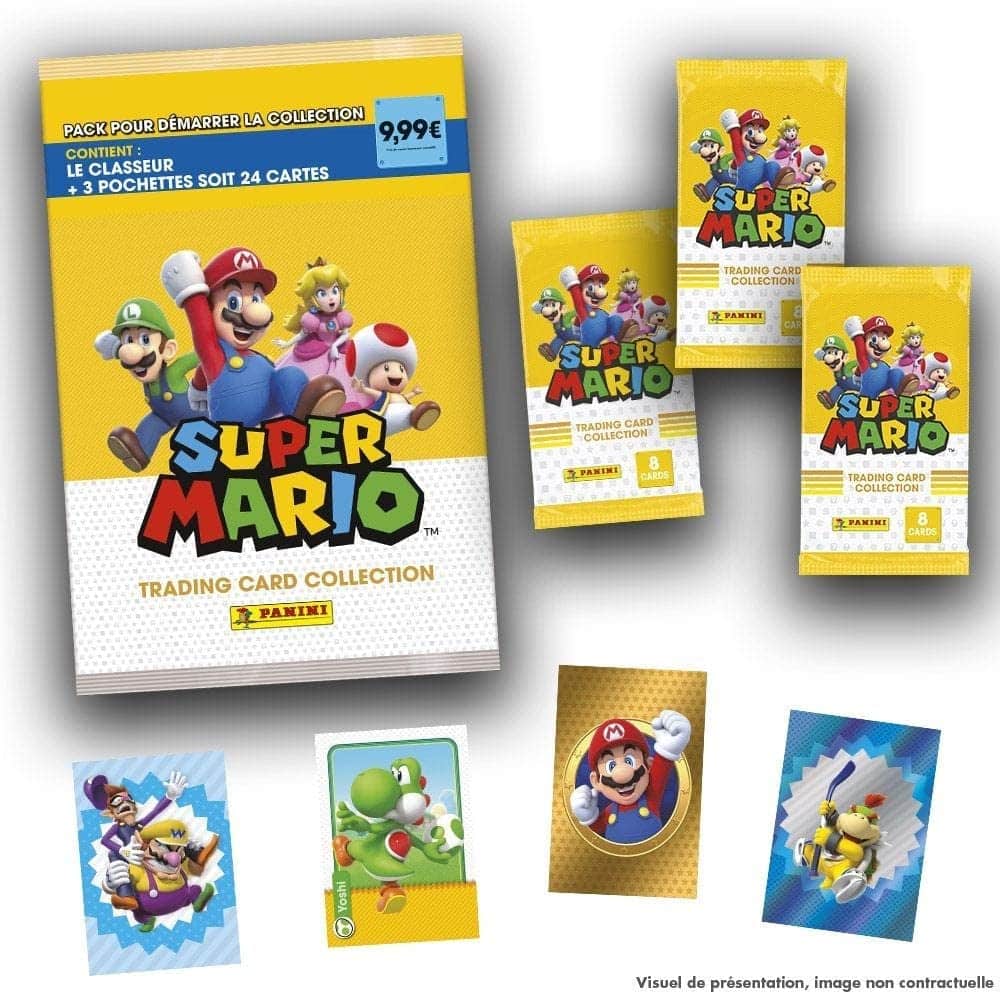 Super Mario Trading Card Pack Demarrage