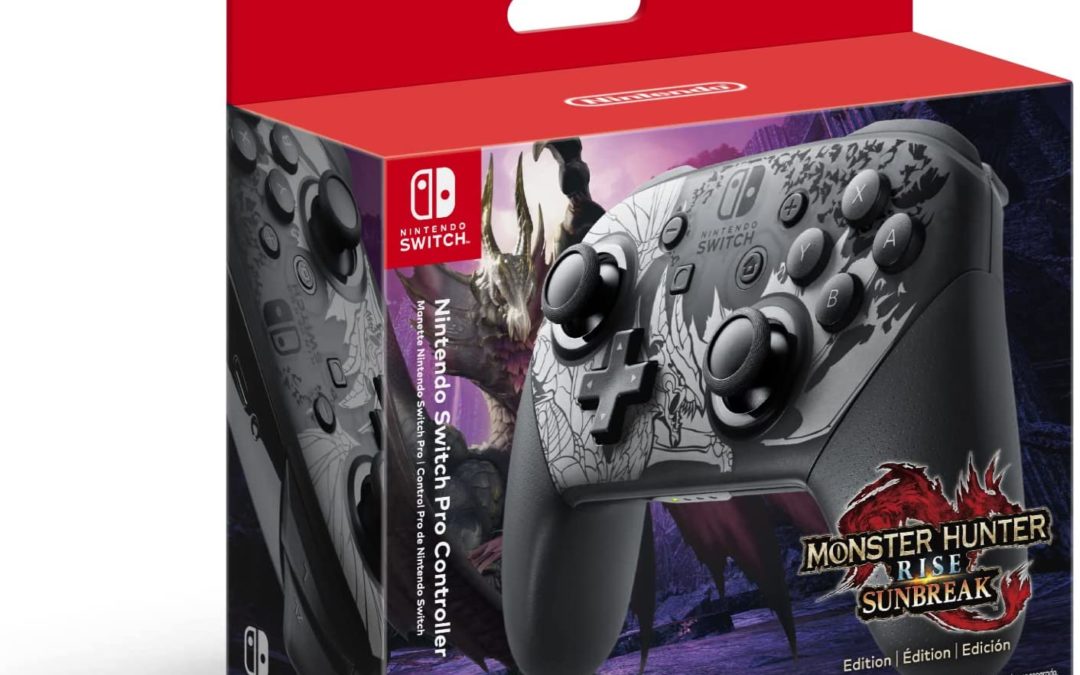 Manette Switch Pro Édition Spéciale Monster Hunter Rise Sunbreak