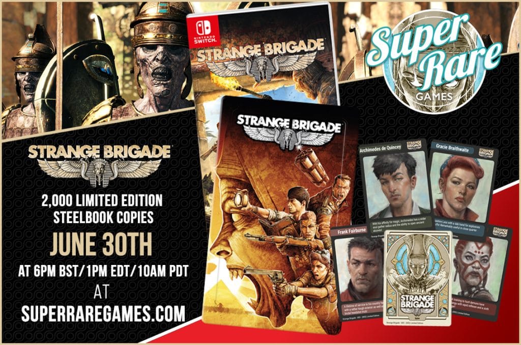 Strange Brigade Srg Steelbook