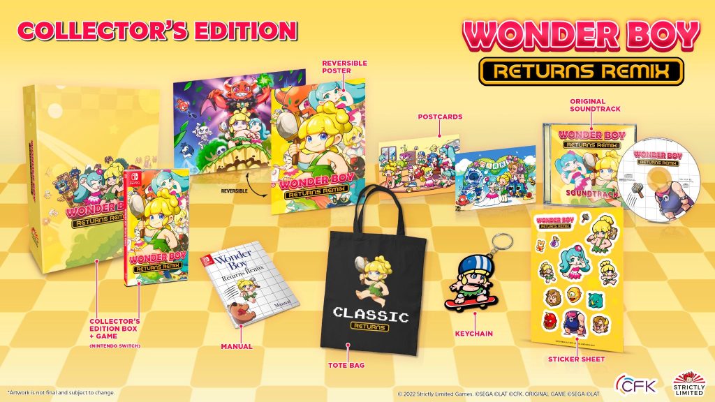 Wonder Boy Returns Remix Slg Collector