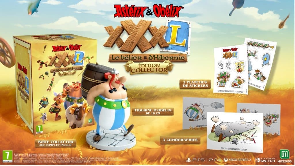 Asterix Obelix Xxxl Le Belier Dhibernie Collector