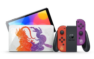 Console Nintendo Switch Modèle OLED Edition Pokémon Ecarlate & Violet