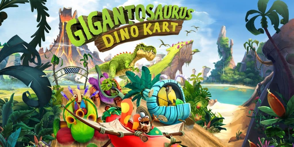 Gigantosaurus Dino Kart Keyart