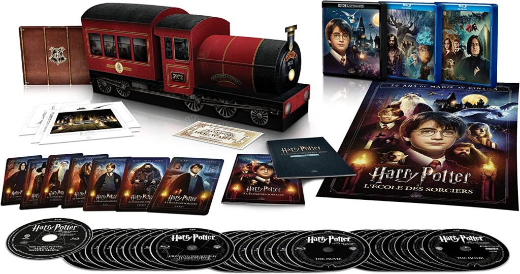 Integrale Harry Potter Coffret Collector Poudlard Blu Ray 4k