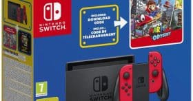 Console Nintendo Switch Avec Joy Cons Rouges Edition Mario