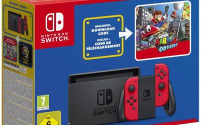 Console Nintendo Switch Rouge + Super Mario Odyssey