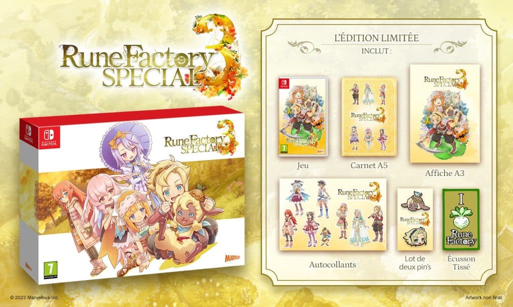 Rune Factory 3 Special Edition Limitee Switch Fr