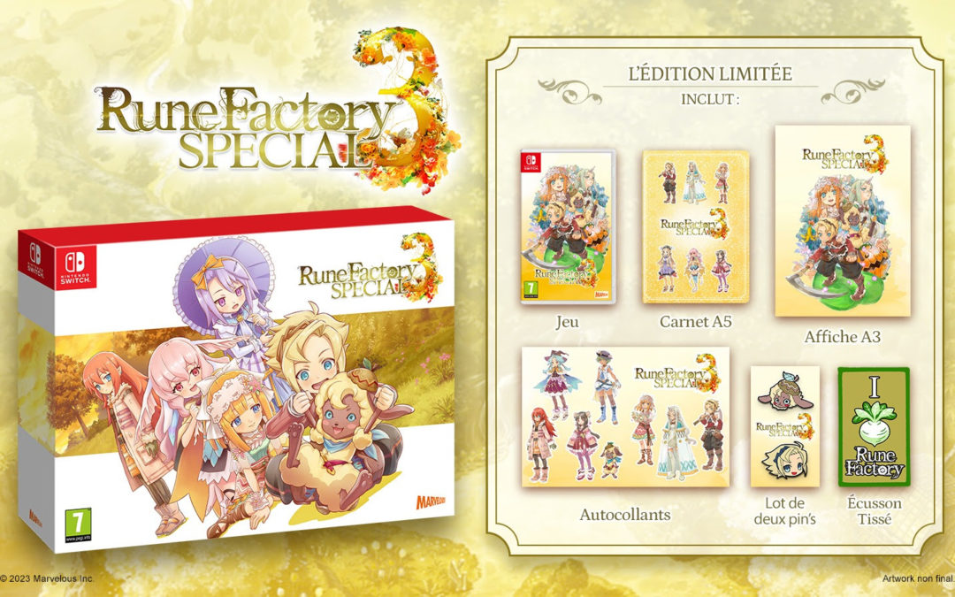 Rune Factory 3 Special – Edition Limitée (Switch)