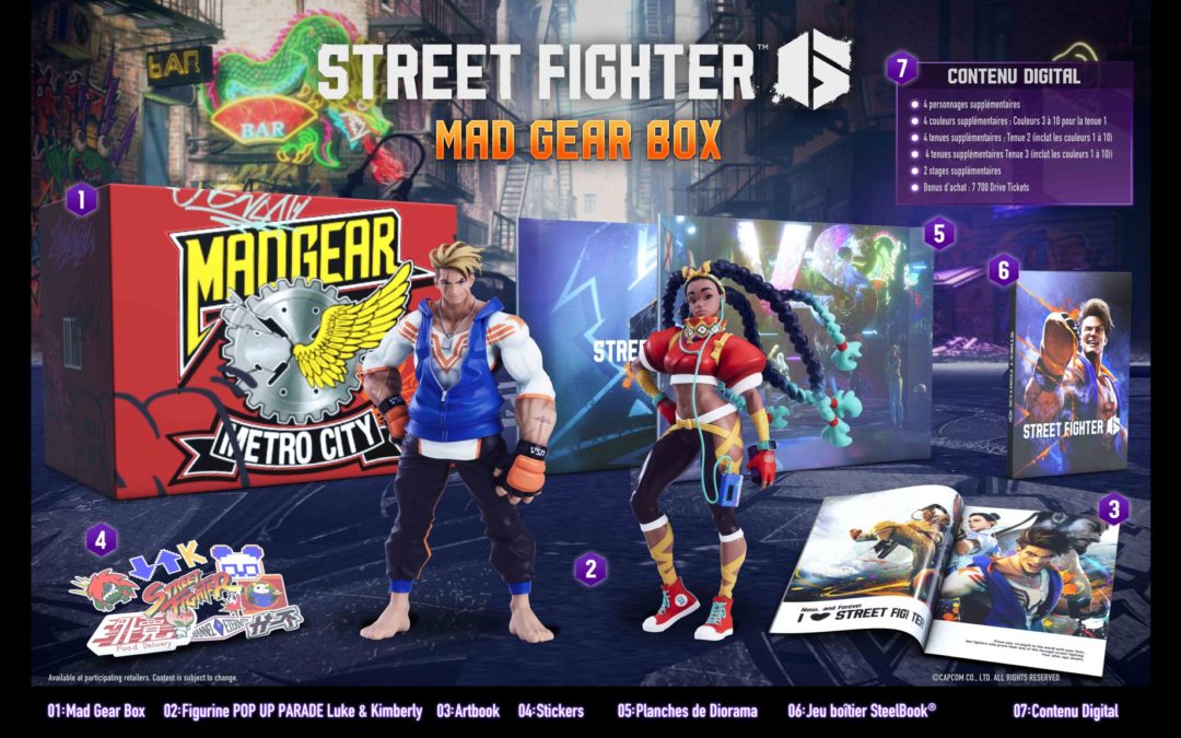 Street Fighter 6 – Edition Collector (Xbox Series X, PS4, PS5)