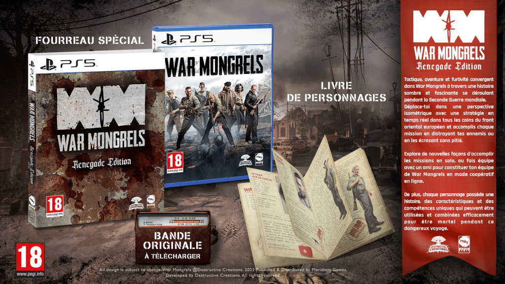 War Mongrels Renegade Edition PS5