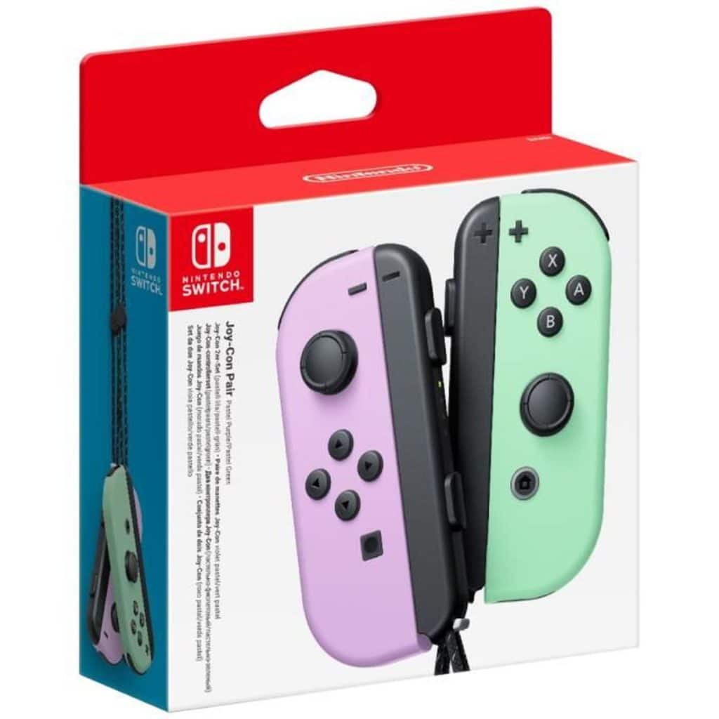 Manettes Joy Con Violet Pastel Et Vert Pastel Switch