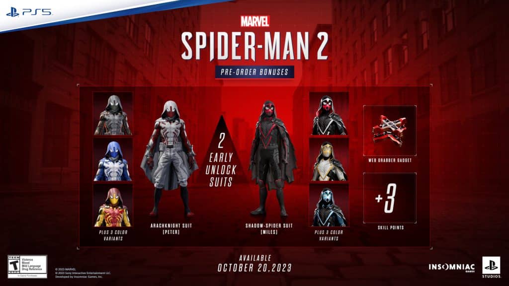 Marvels Spider Man 2 PS5 Bonus