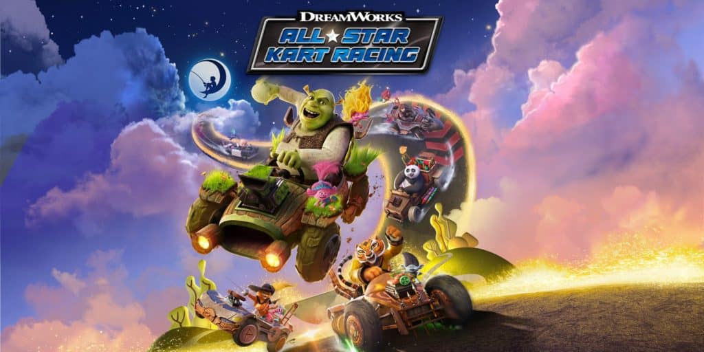 Dreamworks All Star Kart Racing Keyart